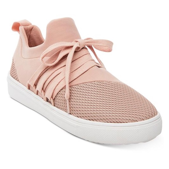 blush tennis shoes
